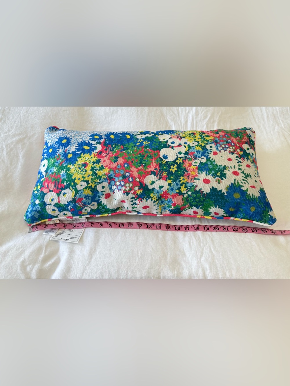 Anthropologie Sarah Campbell | Lumbar Pillow | Indoor/Outdoor Flowerbed Pillow - Picture 3 of 9